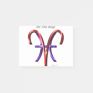 カスプ星占いの〔占星術の〕十二宮図星座 ポストイット