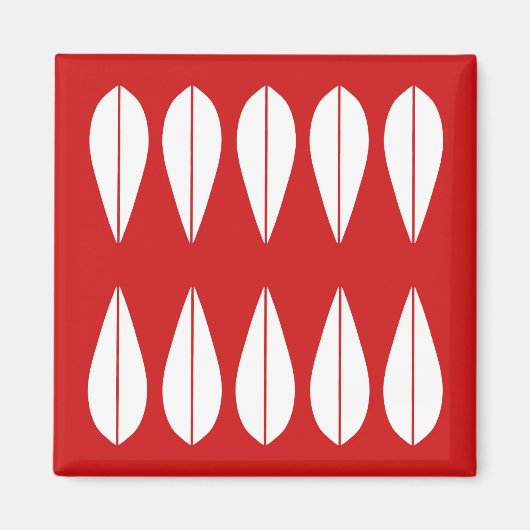 カスリネホルムヴィンテージスタイル冷凍機磁石。 マグネット (正面)