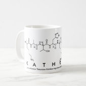 カスリンペプチド名mag コーヒーマグカップ (正面左)