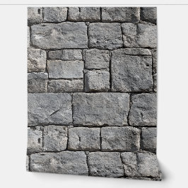 カスレコーグレーストーンウォール 壁紙