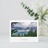 カズベギジョージアGergetiコーカス山脈 ポストカード (スタンド正面)