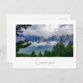 カズベギジョージアGergetiコーカス山脈 ポストカード (正面/裏面)