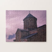カズベギジョージアGergeti教会マウンテンランドスケープ ジグソーパズル (横)