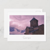 カズベギジョージアGergeti教会マウンテンランドスケープ ポストカード (正面/裏面)