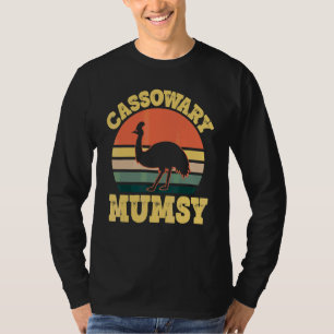 カズワリーハシビロコウのママ カワイイカズワリー一家のパーティー Tシャツ
