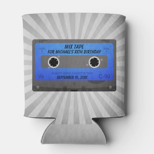 カセおもしろいットテープ誕生日パーティー 缶クーラー (裏面)