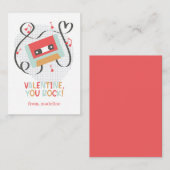 カセッテユロック教室バレンタインデーカード エンクロージャーカード (正面/裏面)