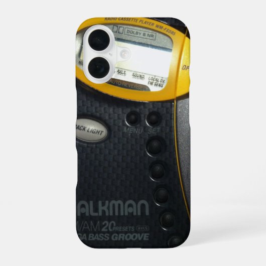 カセッテ歩行器 iPhone 16ケース (裏面)