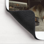 カセットのために空腹な猫 マウスパッド (コーナー)