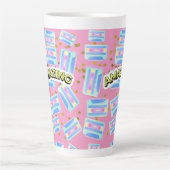 カセットアマジン模様 カフェラテマグ (正面)