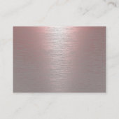 カセットウェディングソングリクエスト ピンクメタリック挿入 エンクロージャーカード (裏面)