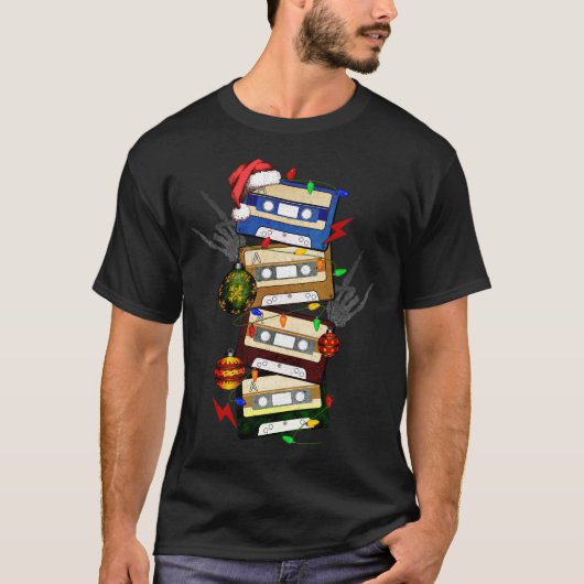 カセットクリスマスホリデー Tシャツ (正面)