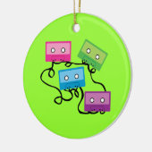 カセットテカラフループ セラミックオーナメント (左)