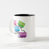 カセットテカラフループ ツートーンマグカップ (正面左)