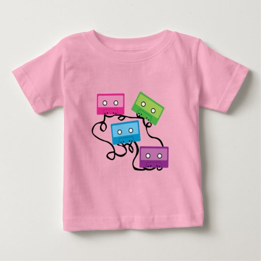 カセットテカラフループ ベビーTシャツ (正面)