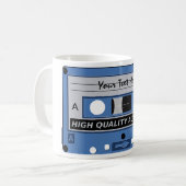 カセットテーカスタムプのマグ – スタイルの選択 コーヒーマグカップ (正面左)