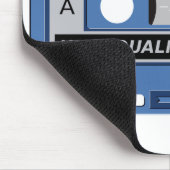 カセットテープのカスタムのmousepad マウスパッド (コーナー)