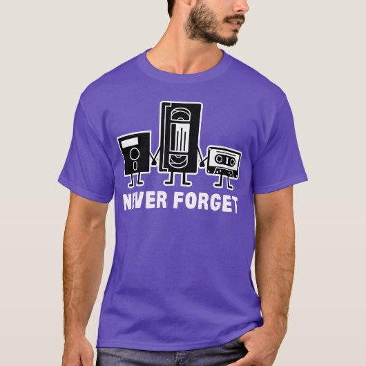 カセットテープのギフト　忘れない Tシャツ (正面)