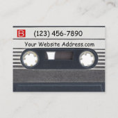 カセットテープのミュージシャン 名刺 (裏面)