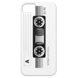 カセットテープのラベルの灰色の場合 iPhone 11 ケース