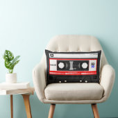 カセットテープのレトロ ランバークッション (椅子)