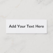 カセットテープの名刺 スキニー名刺 (裏面)