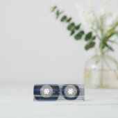 カセットテープの名刺 スキニー名刺 (スタンド正面)