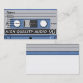 カセットテープの名刺 名刺 (正面/裏面)