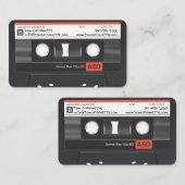 カセットテープの名刺 名刺 (正面/裏面)