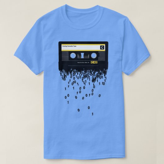 カセットテープの死 Tシャツ (デザイン正面)