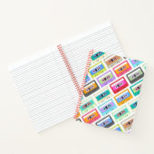 カセットテープの返却用ノートブック ノートブック (内部)