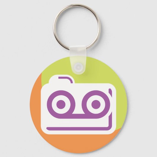 カセットテープアイコン キーホルダー (正面)