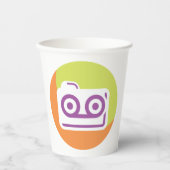 カセットテープアイコン 紙コップ (正面)