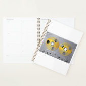 カセットテープイラストレーションヴィンテージ音楽愛好家 プランナー手帳 (ディスプレー)