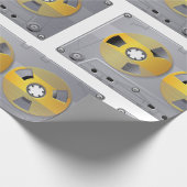 カセットテープイラストレーションヴィンテージ音楽愛好家 ラッピングペーパー