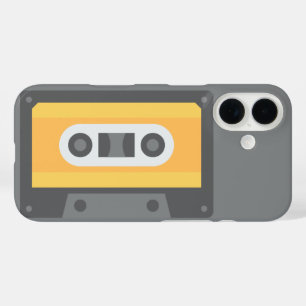 カセットテープオーディオカセット iPhone 16ケース