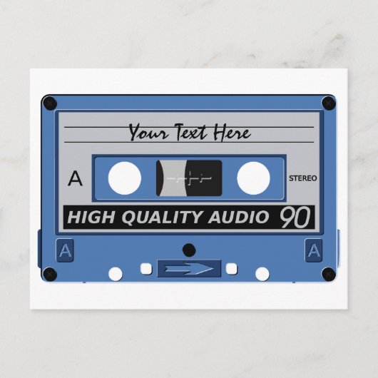 カセットテープカスタムはがき ポストカード (正面)