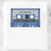 カセットテープカスタムシール 長方形シール (バッグ)