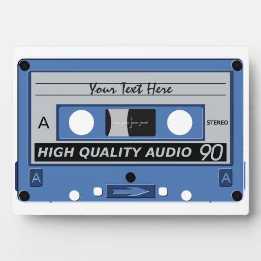カセットテープカスタムプラーク フォトプラーク (正面)