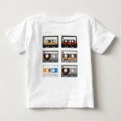 カセットテープトップ ベビーTシャツ (裏面)