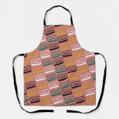 カセットテープパターン エプロン (正面)