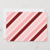 カセットテープピンクレトロ誕生日パーティー 招待状 (裏面)