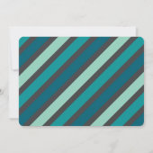 カセットテープブルーレトロ誕生日パーティー 招待状 (裏面)