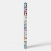 カセットテープレトロパステルパターン Case-Mate iPhoneケース (裏面 / 右)