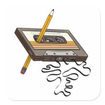 カセットテープレトロ巻き戻し80のスタイル