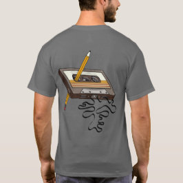 カセットテープレトロ巻き戻し80のスタイル Tシャツ