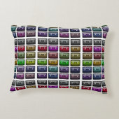 カセットテープレトロ音楽愛好家 アクセントクッション (裏面)