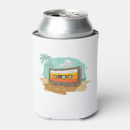 カセットテープレトロ80のビーチ巻き戻し 缶クーラー
