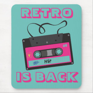 カセットテープレトロ80のGroovy Music マウスパッド