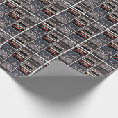 カセットテープ誕生日パーティー ラッピングペーパー (角)